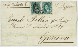 Argentinien / Argentina, Brief Buenos Aires - Genova (Italien), Manuel Belgrano, Mehrfachfrankatur - Briefe U. Dokumente