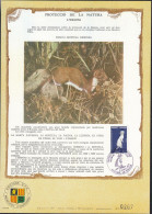Andorre 1977 - Andorre Française - Grand Encart FDC. Yvert Nr.: 260. Mi Nr.: 281. Theme: Hermine... (EB) DC-12453 - Used Stamps
