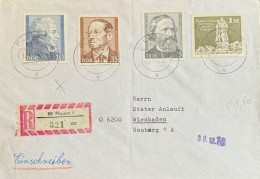 DDR  Aangetekende Zending - Enveloppes - Oblitérées