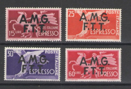 TRIESTE A 1947-48 ESPRESSI DEMOCRATICA** MNH - Express Mail