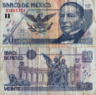 Mexico / 20 Pesos / 1998 / P-106(c) / VF - Mexique