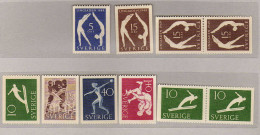 Suede - (1949-53) -  Education Physique - Athletisme -   Neufs** - MNH - Ongebruikt