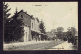 CPA 38 - MORESTEL - LA GARE - Morestel