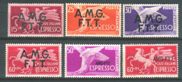 TRIESTE A 1947-52 ESPRESSI GIRO COMPLETO** MNH - Exprespost