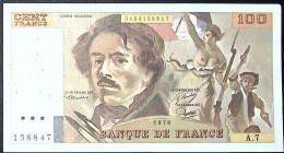 FRANCE * 100 Francs * Delacroix * 1978* Fay 69.01d * Etat/Grade SUP/XXF - 100 F 1978-1995 ''Delacroix''