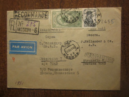 1951 RUSSIA REG COVER To SWEDEN - Lettres & Documents