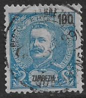 Zambezia – 1898 King Carlos 100 Réis Used Stamp - Zambezia