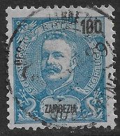 Zambezia – 1898 King Carlos 100 Réis Used Stamp - Zambèze