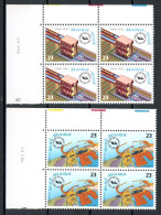 BE   2177 - 2178   XX   ---  Congrès De Navigation   --  Bloc De 4  Coin De Feuille  --  Parfait état - Hoekdatums