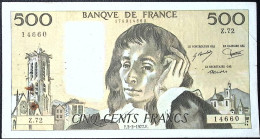 FRANCE * 500 Francs * Pascal * 03/02/1977 * Fay 71.16 * Etat/Grade TTB-/FF * - 500 F 1968-1993 ''Pascal''