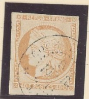 COCHINCHINE   -N° 13 COLONIES GÉNÉRALES  - 40 C ORANGE   -Obl Cà D.COCHINCHINE /*MYTHO *DU 5 FEVR 77 - Used Stamps