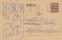 BAYERN ORTSSTEMPEL WÜRZBURG 2 Nimm Ein Postscheck-Konto Maschine-Werbestempel 1919 Auf 15 Pf Wappen GA Mit Freistaat Bay - Postal  Stationery