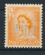 Timbre :  NEW ZEALAND, NOUVELLE ZELANDE (1953), Queen Elizabeth, 1d, Oblitéré - Oblitérés