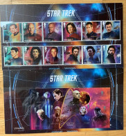 Great Britain 2021, Star Trek, One MNH S/S And Two MNH Stamps Strips - Sin Clasificación