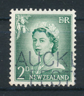 Timbre :  NEW ZEALAND, NOUVELLE ZELANDE (1956), Queen Elizabeth, 2D, Oblitéré - Gebruikt