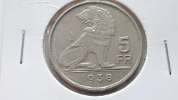 BELGIE/BELGIQUE LEOPOLD III 5FR 1938 VL/FR ETOILE POS.B RESTE MOINS DE 3000 EX. MORIN 445C COTES : 30€-80€-120€-200€ - 5 Francs