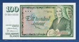 ICELAND - P.50 A9 – 100 Krónur L. 29.03.1961 UNC, S/n C13015550 - Signatures: J. Nordal & G. Hallgrimsson - Iceland