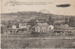 (Dirigeable Au-dessus De ) SURESNES (92) Fort Du Mt Valérien. Panorama. La Fouilleuse Et Champ De Course De St Cloud - Suresnes