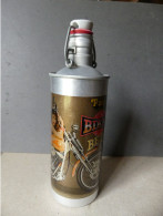 Bouteille Bière En Aluminium Biker Beer Fancy 50 Cl Harley Davidson Et Femme En Tenue Légère - Bière