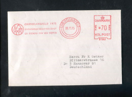 "DAENEMARK" 1976, Freistempel "CHRISTIANSFELD" Auf Brief Nach Deutschland (50065) - Covers & Documents