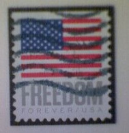 United States, Scott #5790, Used(o) Booklet, 2023, Flag Definitive: Freedom Flag, (63¢) Forever - Oblitérés