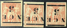 3x 6a Nouvelle Calédonie - Unused Stamps