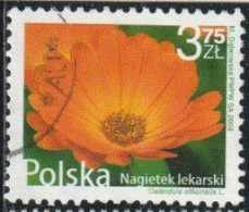 Pologne 2009 Yv. N°4166 - Fleur De Souci Officinal - Oblitéré - Gebraucht