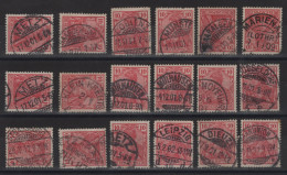 Allemagne - Empire - N°54x18 Obliteres - Cote +14.40€ - Usati