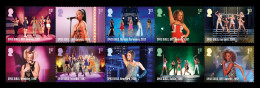 Great Britain 2024 Mih. 5342/51 Music Giants. Spice Girls MNH ** - Ungebraucht