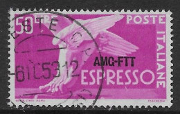 Italia Italy 1952 Trieste A Democratica Espresso L50 Sa N.E7 US - Express Mail