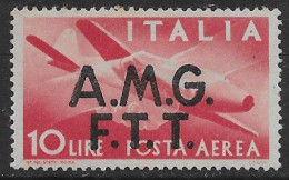 Italia Italy 1947 Trieste A Democratica Aerea L10 Sa N.A4 Nuovo MH * - Posta Aerea