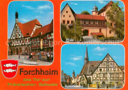 73735876 Forchheim Oberfranken Rathaus Pfalz Spitalkirche Fachwerk Forchheim Obe - Forchheim