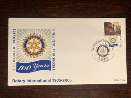 BELGIUM FDC COVER 2005 YEAR POLIO VACCINATION ROTARY HEALTH MEDICINE STAMPS - Lettres & Documents