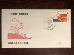 BELGIUM FDC COVER 2002 YEAR RED CROSS HEALTH MEDICINE STAMPS - Briefe U. Dokumente