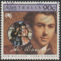 AUSTRALIA - USED - 1986 90c New Holland Cook's Voyage - Sir. Joseph Banks - Botanist - Usati