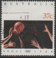 AUSTRALIA - USED - 1988 37c Seoul Olympic Games - Basketball - Usati