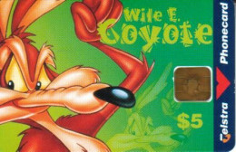 AUSTRALIA $5  DISNEY WILE COYOTE ANIMAL  CARTOON  CODE: 98/78P CHIP NOT FOR GENERAL SALE !! READ DESCRIPTION !! - Australia