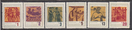 Bulgaria 1963 -Paintings From The Thracian Tomb At Kazanlak, Mi-Nr. 1415/20, MNH** - Ungebraucht