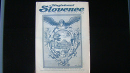 Newspaper Priloga Ilustrirani Slovenec, Naslovna Slika Zakonika Ljubljanske Akademije Operosov Iz Leta 1701 - Langues Slaves