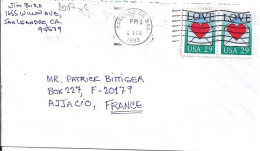 USA N° S/L.DE OAKLAND/6.2.93 POUR LA FRANCE - Lettres & Documents