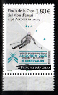 Andorre Française - 2023 - Coupe Du Monde Cde Ski 2023 - Tp MNH ** - Fraicheur Postale - Novo - Neuf - New - Neufs