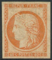 * N°5g 40c Orange, Réimp - TB - 1849-1850 Ceres