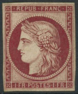 ** N°6F 1F Carmin, Réimp - TB - 1849-1850 Cérès