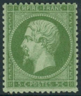 ** N°20 5c Vert - TB - 1862 Napoléon III