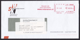 Netherlands: Cover, 2002, Meter Cancel, Visit Our Website Veterans.nl, Veteran, Military, Armed Forces (traces Of Use) - Lettres & Documents
