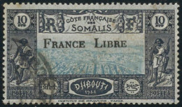 Obl. N°231 10F Bleu Foncé Et Turquoise - TB - Autres & Non Classés