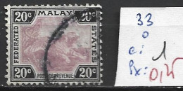 MAKAISIE 33 Oblitéré Côte 1 € - Federated Malay States