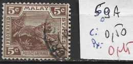 MAKAISIE 59A Oblitéré Côte 0.50 € - Federated Malay States