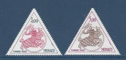 Monaco Taxe - YT N° 73 Et 74 ** - Neuf Sans Charnière - 1983 - Postage Due