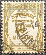 MONACO. TAXE. Y&T N°15. Cachet De Monte-Carlo. - Impuesto